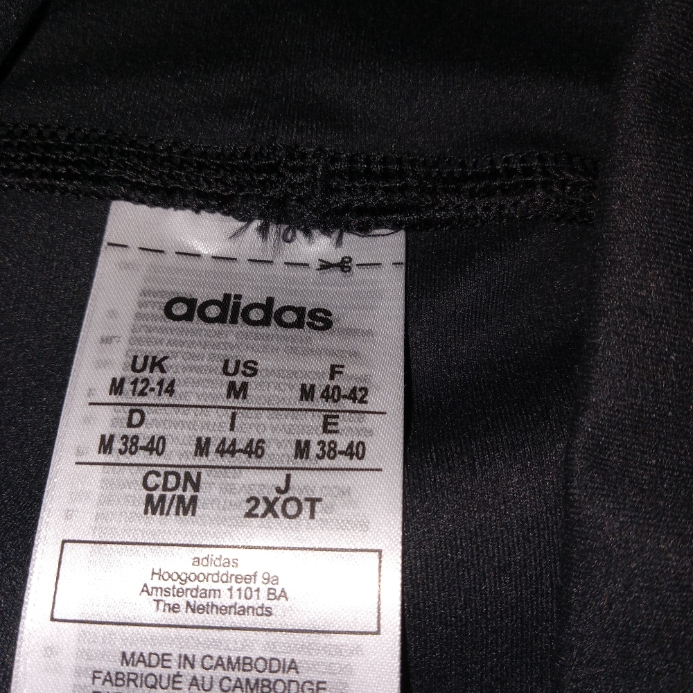 Adidas Zoe X Saldaba Black Double Knit Training Leggings Medium - Picture 6 of 12